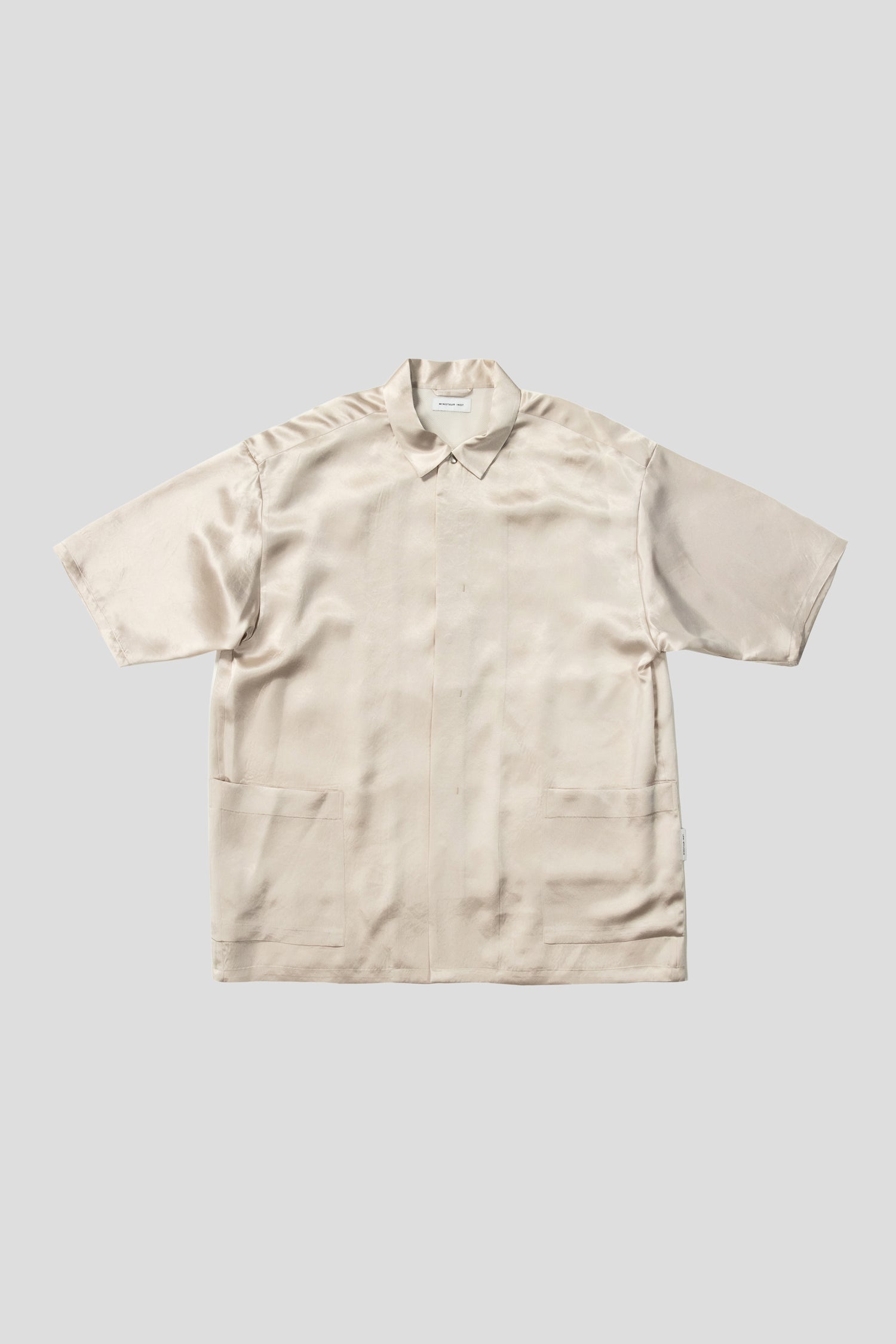 V-SATIN S/S SHIRTS【MINOTAUR INST. ミノトール インスト ワイド