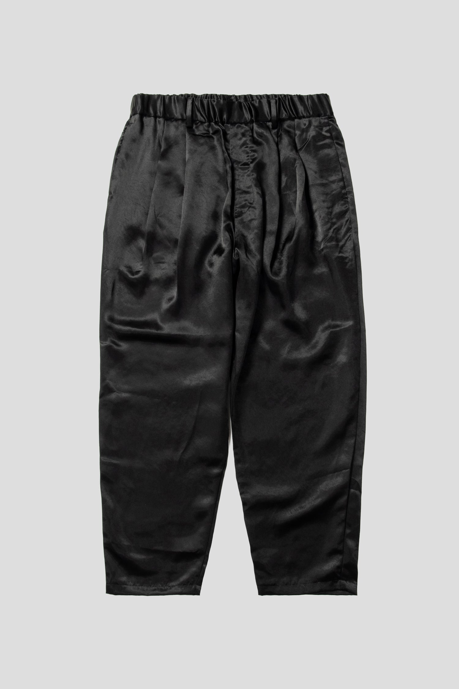 サイズ違い　MINOTAUR 　ミノトール　ストレッチ　スーツ　セットアップ　黒 V-SATIN 2T SLACKS【MINOTAUR INST. ミノトール インスト ワイド